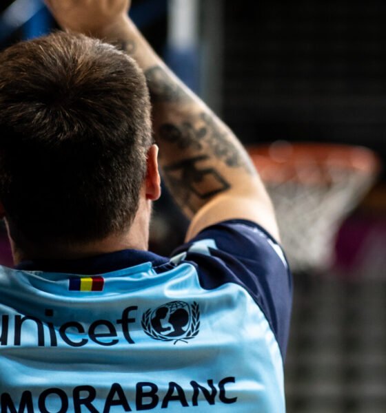 Rafa Luz en un escalfament d'un partit a la Bombonera / ACB