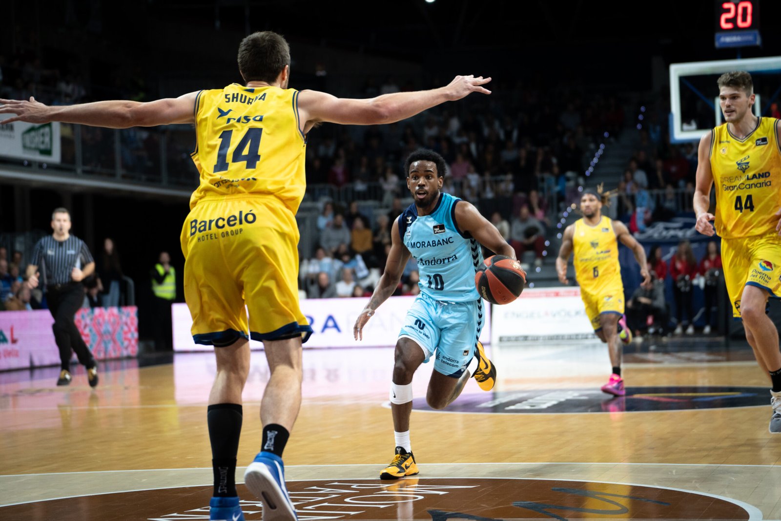 Un moment del partit davant el Gran Canària / ACB