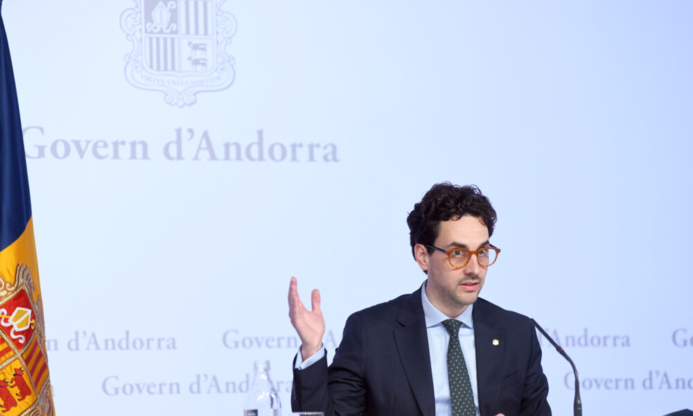 El ministre Guillem Casals durant la roda de premsa posterior al Consell de Ministres / SFGA