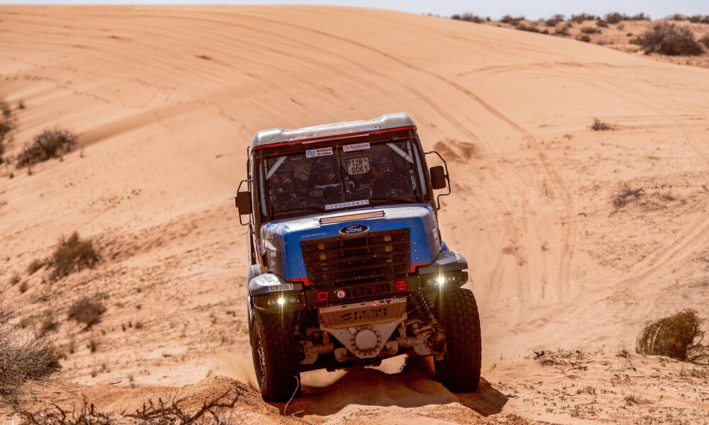 Llovera en una imatge d'aquest Dakar