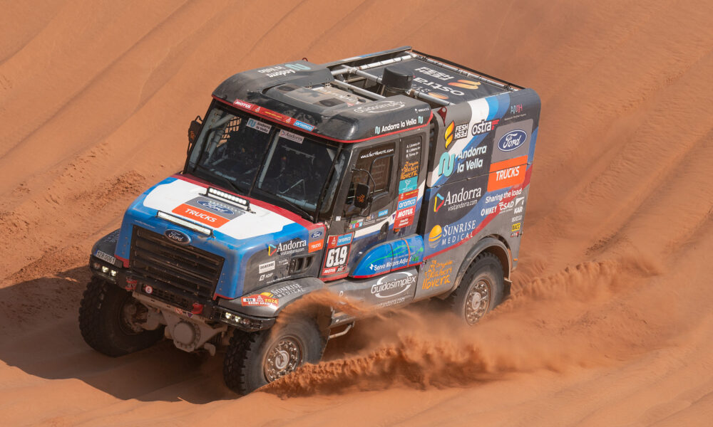 Albert llovera en un moment del Rally Dakar / Albert Llovera