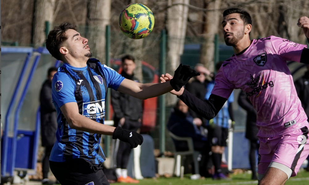 Un instant del partit amistós entre Inter i Oridino / ICE