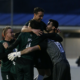 La celebració dels jugadors del Penya Encarnada / FAF
