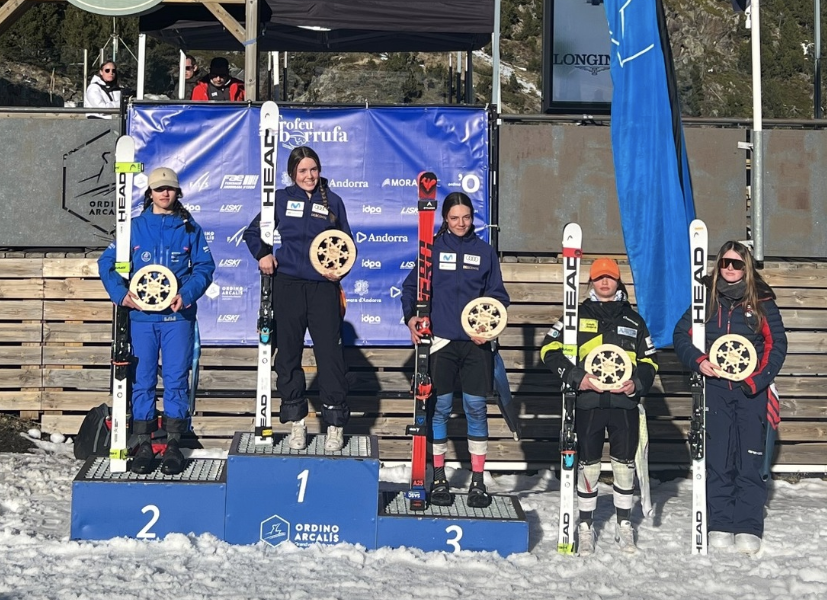Un dels podis de la segona jornada del Trofeu Borrufa / Borrufa