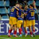Celebració en un dels gols davant el Llevant / FCA