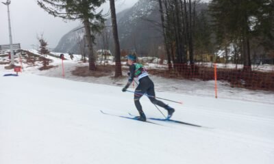 Gina del Rio en un instant de la cursa d'avui a Planica / FAE
