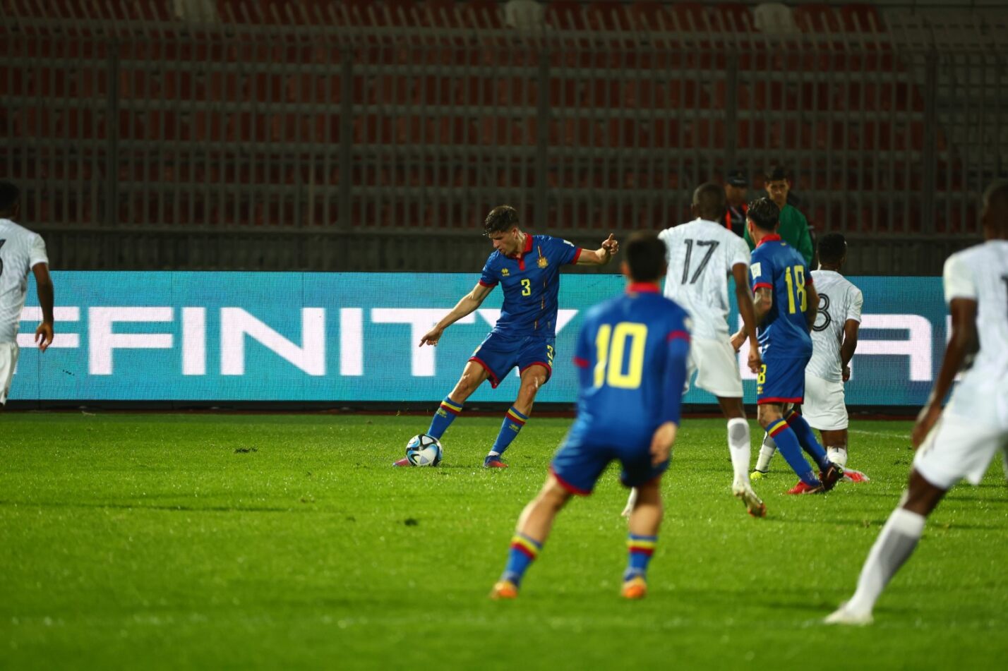 Un moment del partit entre Andorra i Sud-àfrica / FAF