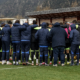 L'equip en el darrer entrenament abans de rebre el Valladolid / FCA