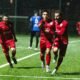 Els jugadors del Santa Coloma celebrant el gol de Virgili / FOTO: MARVIN ARQUÍÑIGO
