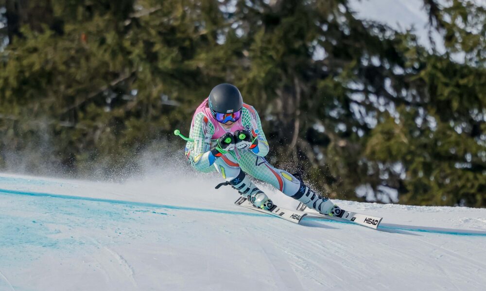 Jordina Caminal al descens de Chatel FOTO Nil Louna Agence Zoom.