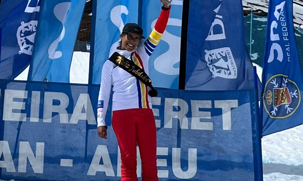 Maeva Estevez, guanyadora al Nacional d'Espanya a Baqueira