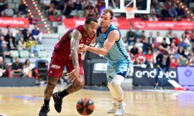 Un moment del partit entre l'UCAM i el MoraBanc / ACB