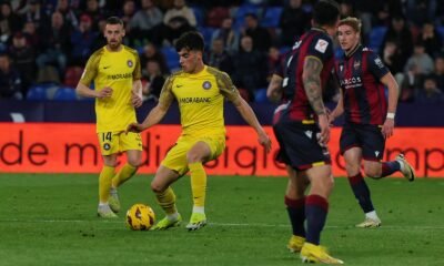 Lobete en un moment del partit contra el Llevant / FCA