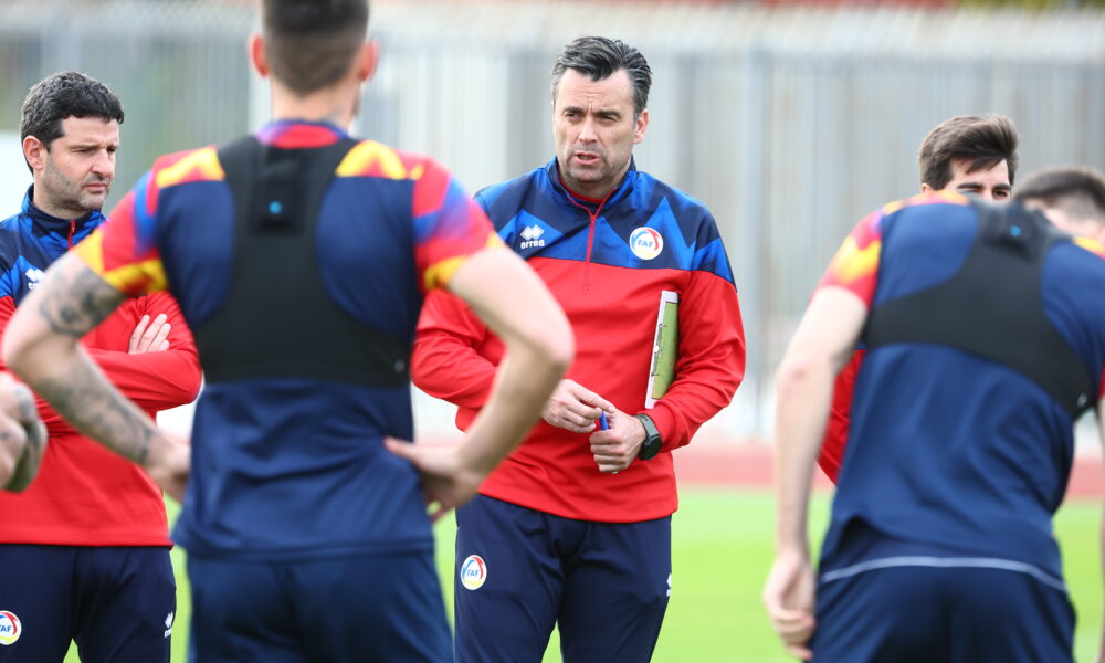 Imatge de l'entrenament d'ahir a Algèria / FAF