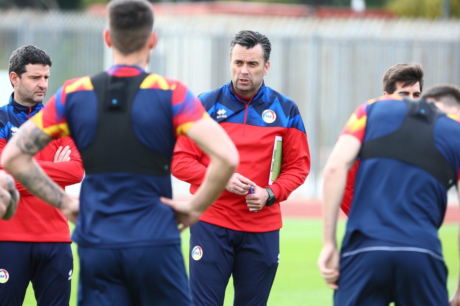 Imatge de l'entrenament d'ahir a Algèria / FAF