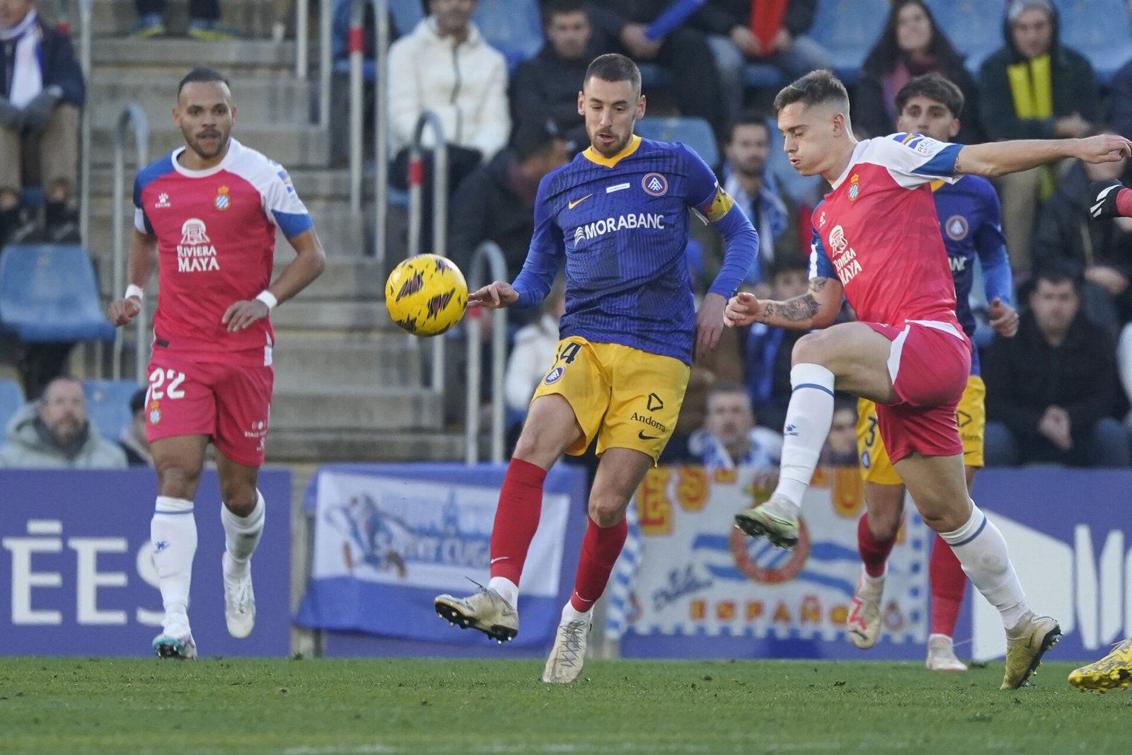 Sergio Molina davant l'Espanyol / FCA