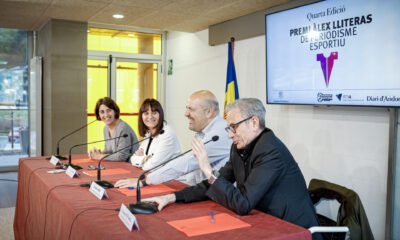 Presentació de la quarta edició del Premi Àlex Lliteras de Periodisme Esportiu.Foto:SFGA/CEsteve
