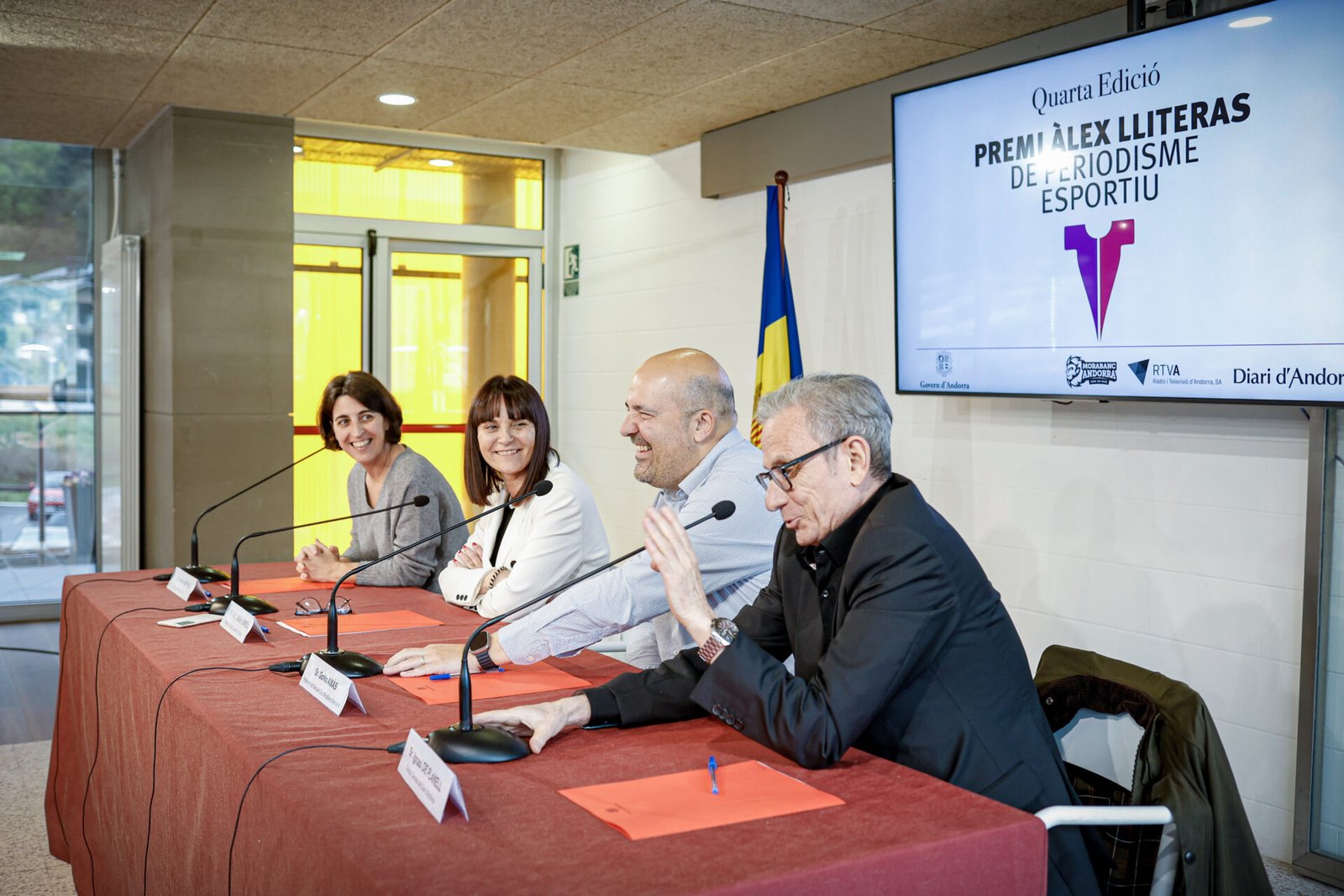 Presentació de la quarta edició del Premi Àlex Lliteras de Periodisme Esportiu.Foto:SFGA/CEsteve
