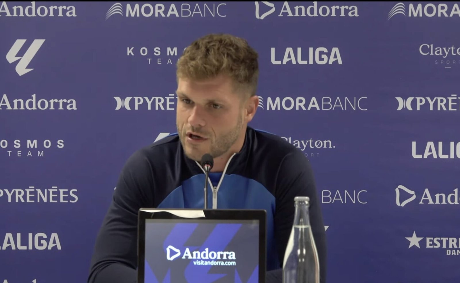 Ferran Costa en roda de premsa / FC ANDORRA