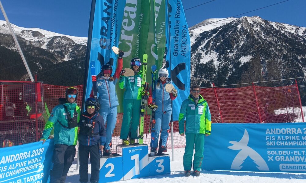 Carla Mijares, guanyadora del GS del NC d'Adnorra FOTO FAE