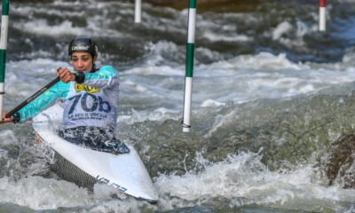 Mònica Doria en un entrenament al Parc del Segre