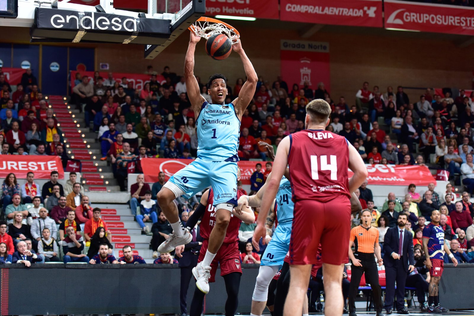 Tyson Pérez en un duel d'aquesta temporada / ACB