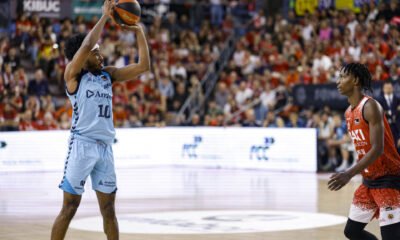 Harding en un moment del partit davant el Manresa / ACB