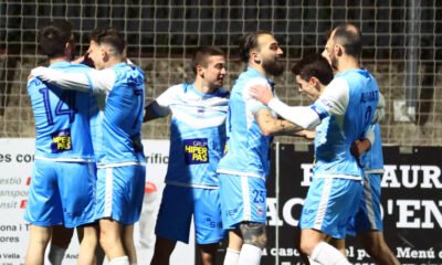 Un moment del partit entre l'Inter Escaldes i el Pas de la Casa / FAF