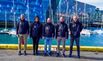 Els membres de la candidatura aquest matí a Reykjavík / ANDORRA 2029