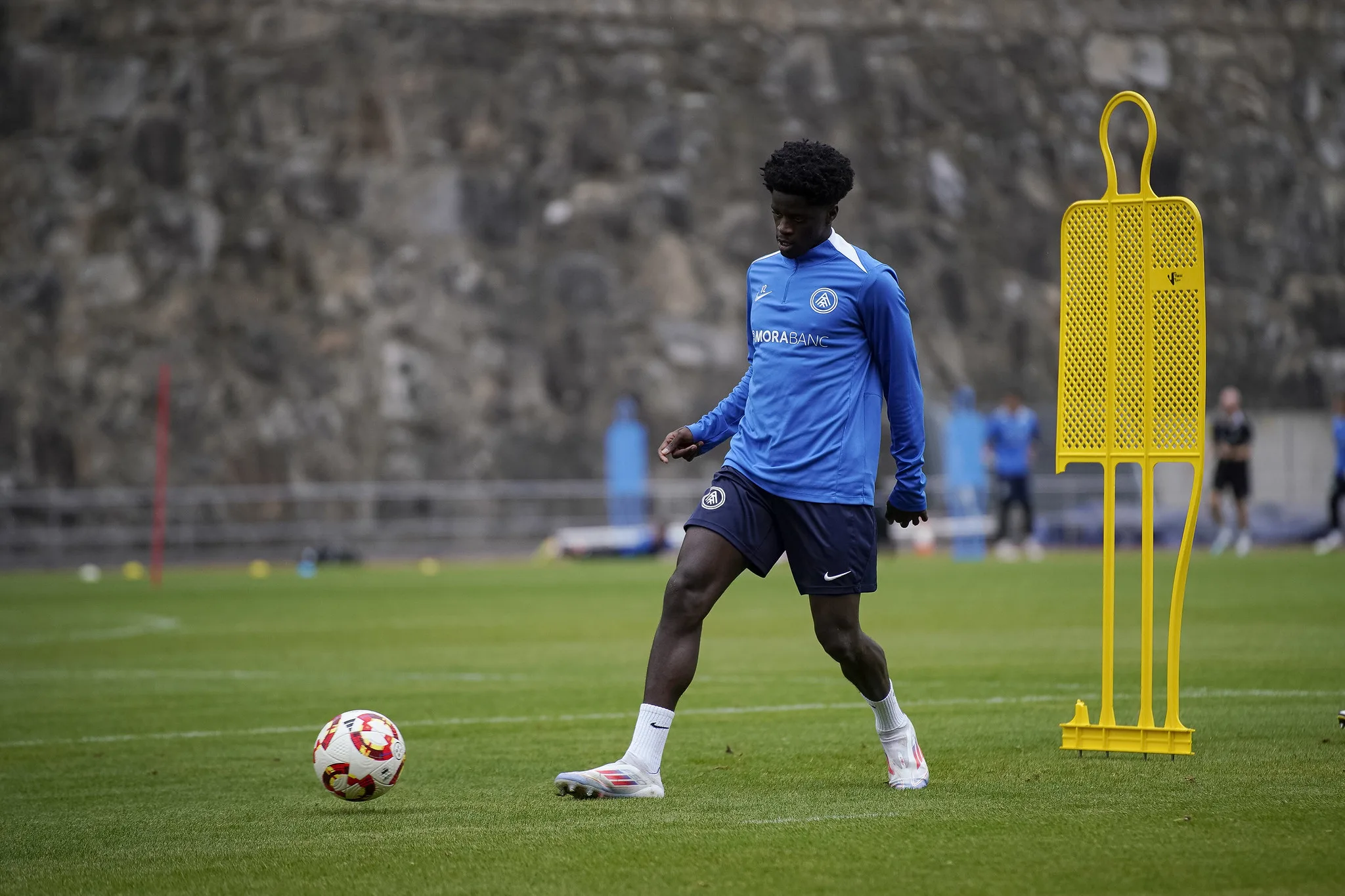 Assane Ndiaye en un entrenament / FCA